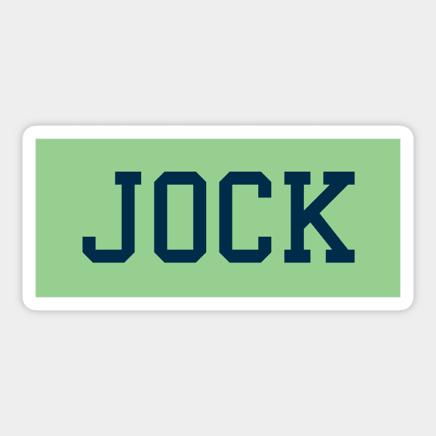 Jock (Green) Sticker by JasonLloyd